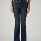 Women's 725 Dark Blue Bootcut Fit High Rise Jeans - Front View