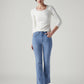 Women's 725 Light Blue Bootcut Fit High Rise Jeans - Styleshot View