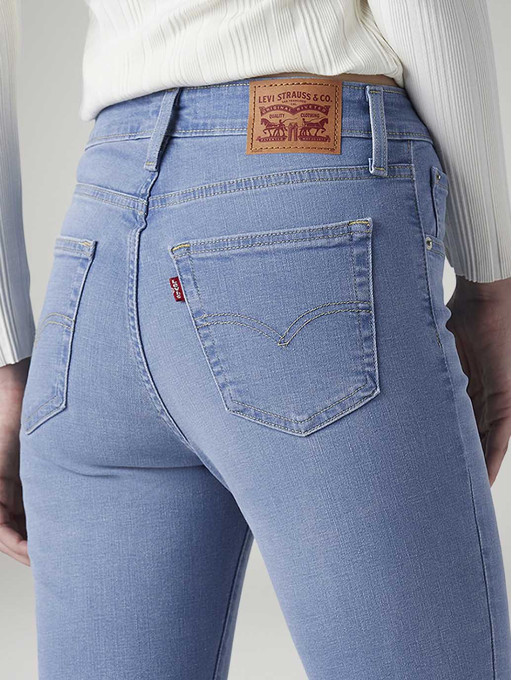 Women's 725 Light Blue Bootcut Fit High Rise Jeans - 20 View