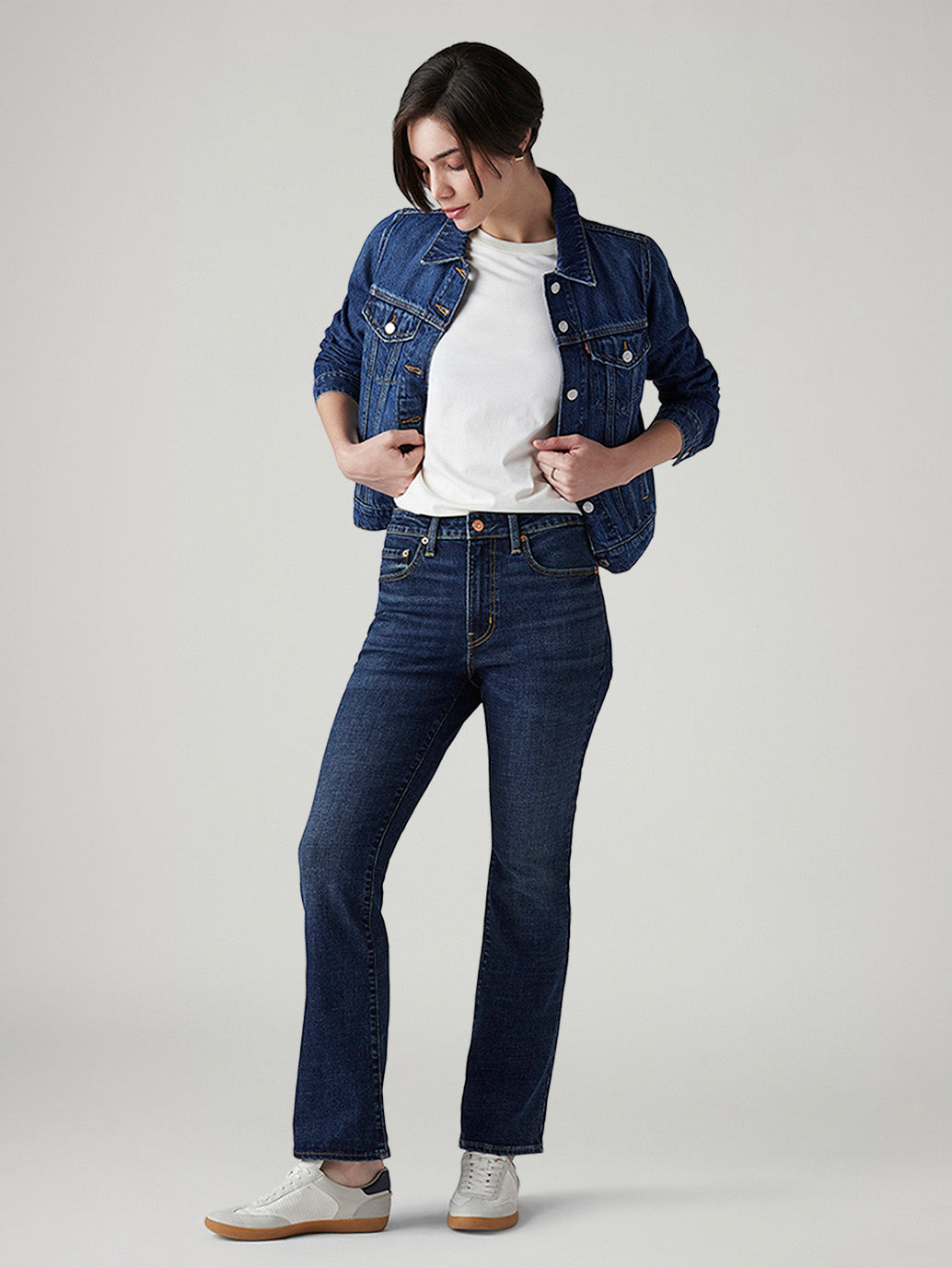 Women's 725 Dark Indigo Bootcut Fit High Rise Jeans