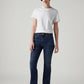 Women's 725 Dark Indigo Bootcut Fit High Rise Jeans - Front View
