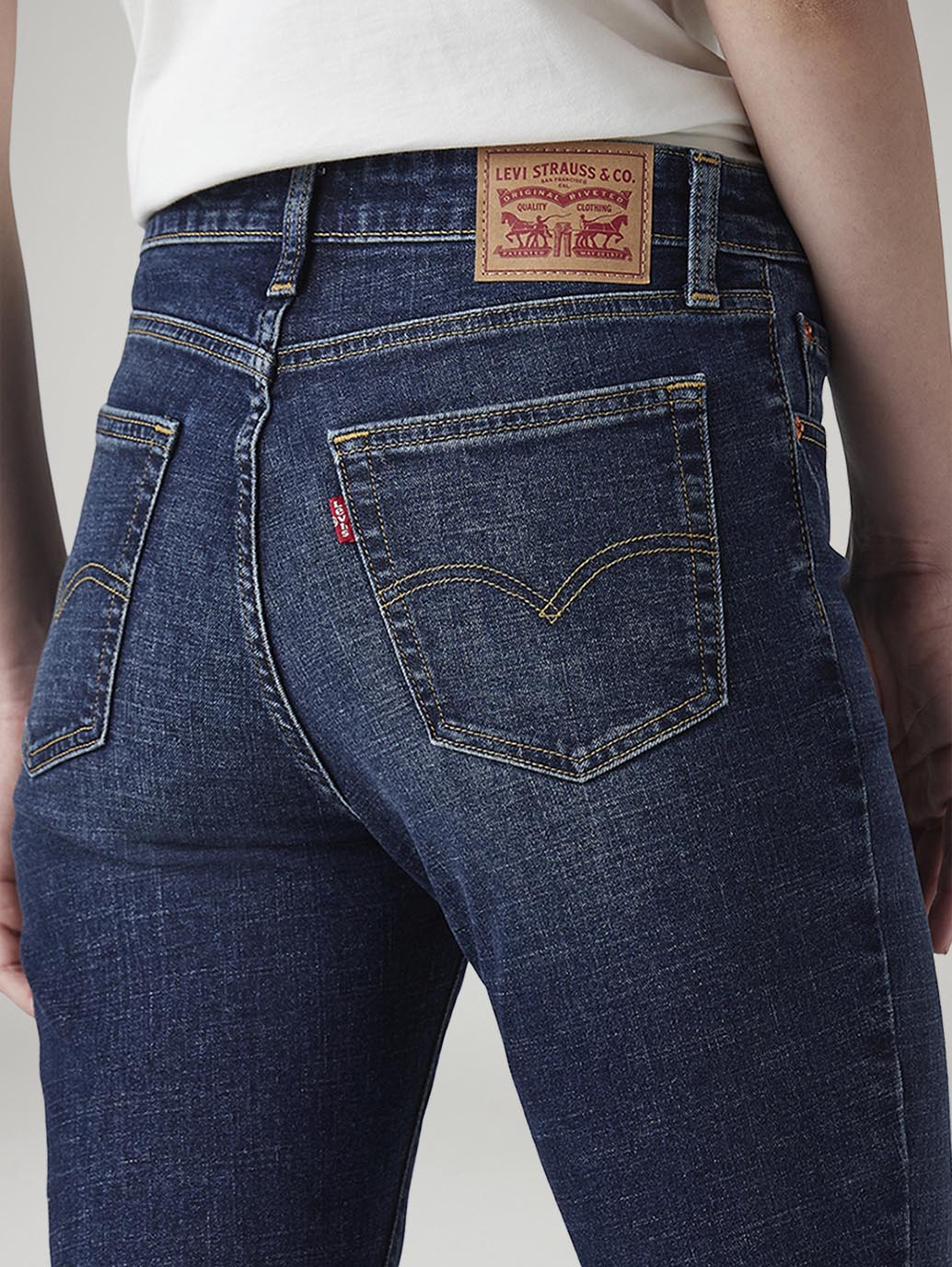 Women's 725 Dark Indigo Bootcut Fit High Rise Jeans - 20 View