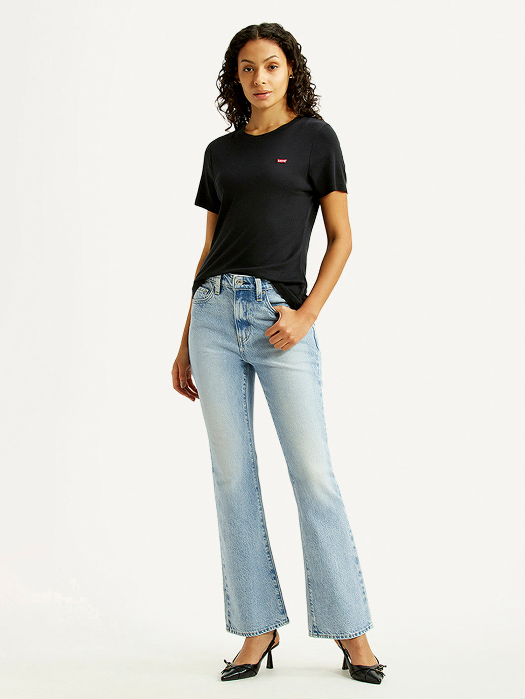 Women's 725 Light Indigo Bootcut Fit Mid Rise Jeans