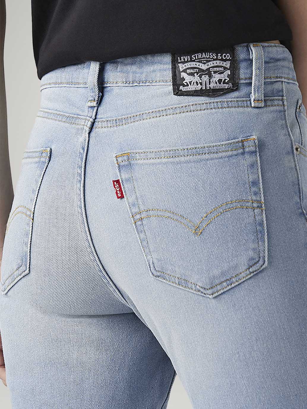 Women's 725 Light Blue Bootcut Fit High Rise Jeans - 20 View
