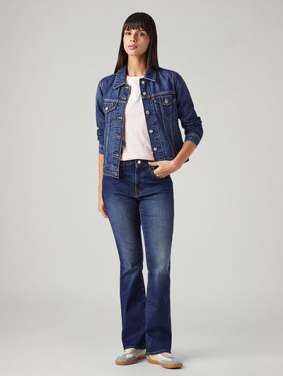 levi's Women's 725 Indigo Bootcut Fit High Rise Jeans-picture-27