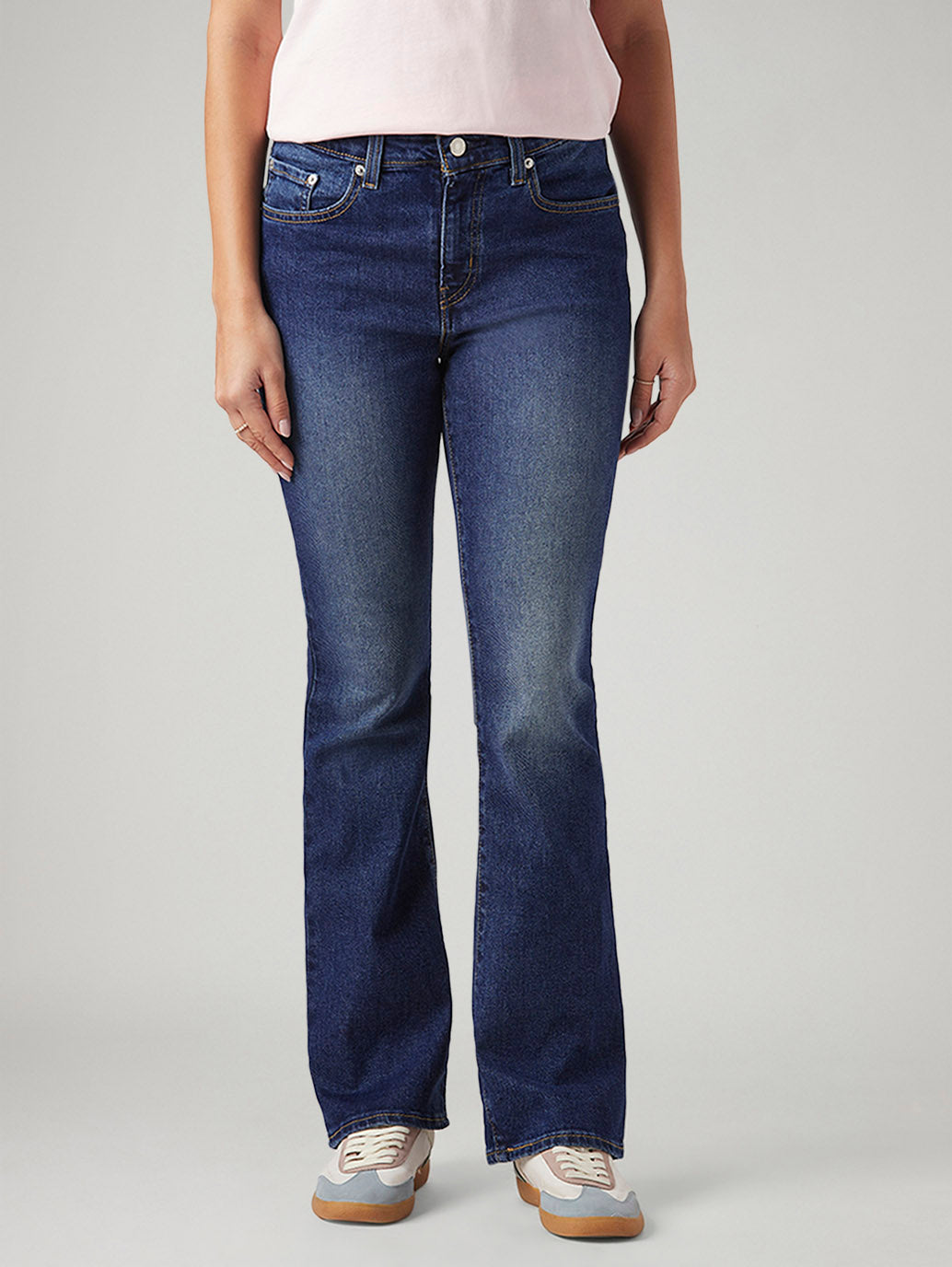 Women's 725 Indigo Bootcut Fit High Rise Jeans - Front View