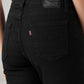 Women's 725 Black Bootcut Fit High Rise Jeans - Detail View