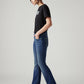Women's 725 Blue Bootcut Fit High Rise Tinted Jeans - Side View