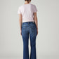 Women's 725 Blue Bootcut Fit High Rise Jeans - Back View