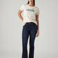 Women's 725 Navy Bootcut Fit High Rise Jeans - Styleshot View