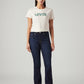 Women's 725 Navy Bootcut Fit High Rise Jeans - Front View