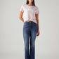 Women's 725 Blue Bootcut Fit High Rise Jeans - Styleshot View