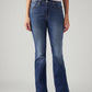 Women's 725 Blue Bootcut Fit High Rise Jeans - Front View