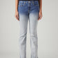 Women's 725 Light Blue Bootcut Fit High Rise Jeans - Front View