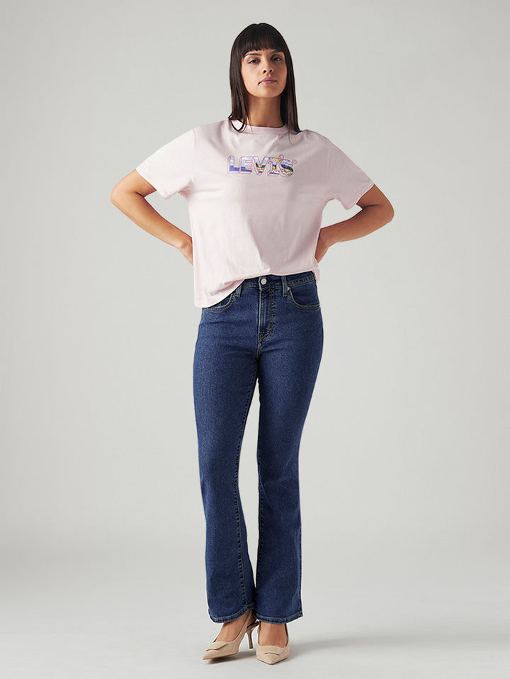 Women's 725 Med Indigo Bootcut Fit High Rise Jeans