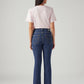 Women's 725 Blue Bootcut Fit High Rise Jeans - Back View