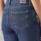 Women's 725 Blue Bootcut Fit High Rise Jeans - Detail View