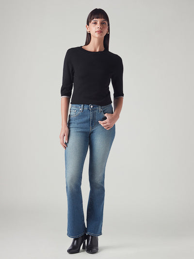 levi's Women's 725 Blue Bootcut Fit High Rise Jeans-picture-20
