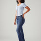 Women's 725 Blue Bootcut Fit High Rise Jeans - Side View