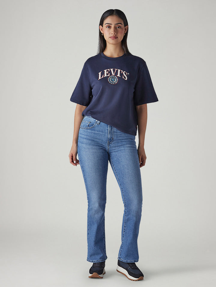 Women's 725 Blue Bootcut Fit High Rise Jeans
