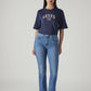 Women's 725 Blue Bootcut Fit High Rise Jeans - Front View