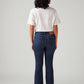 Women's 725 Dark Blue Bootcut Fit High Rise Jeans - Back View
