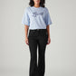 Womens 725 High Rise Flared Fit Cotton Stretch blend Jeans - Front View