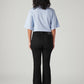 Womens 725 High Rise Flared Fit Cotton Stretch blend Jeans - Back View