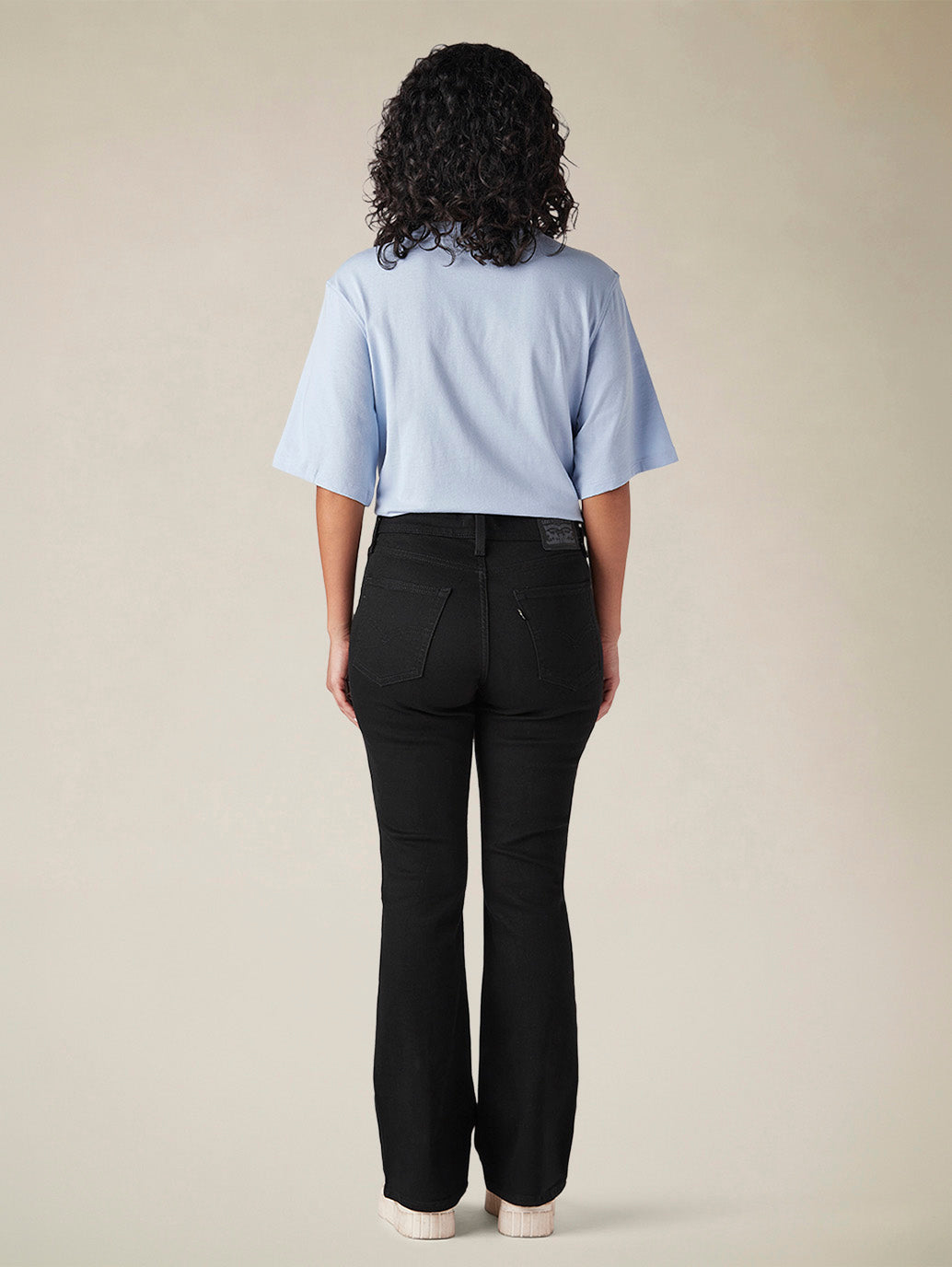 Womens 725 High Rise Flared Fit Cotton Stretch blend Jeans - c568e9ed-9d60-42b2-a789-2ed95394e87d View