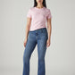 Women's 725 Blue Bootcut Fit Mid Rise Jeans - Styleshot View