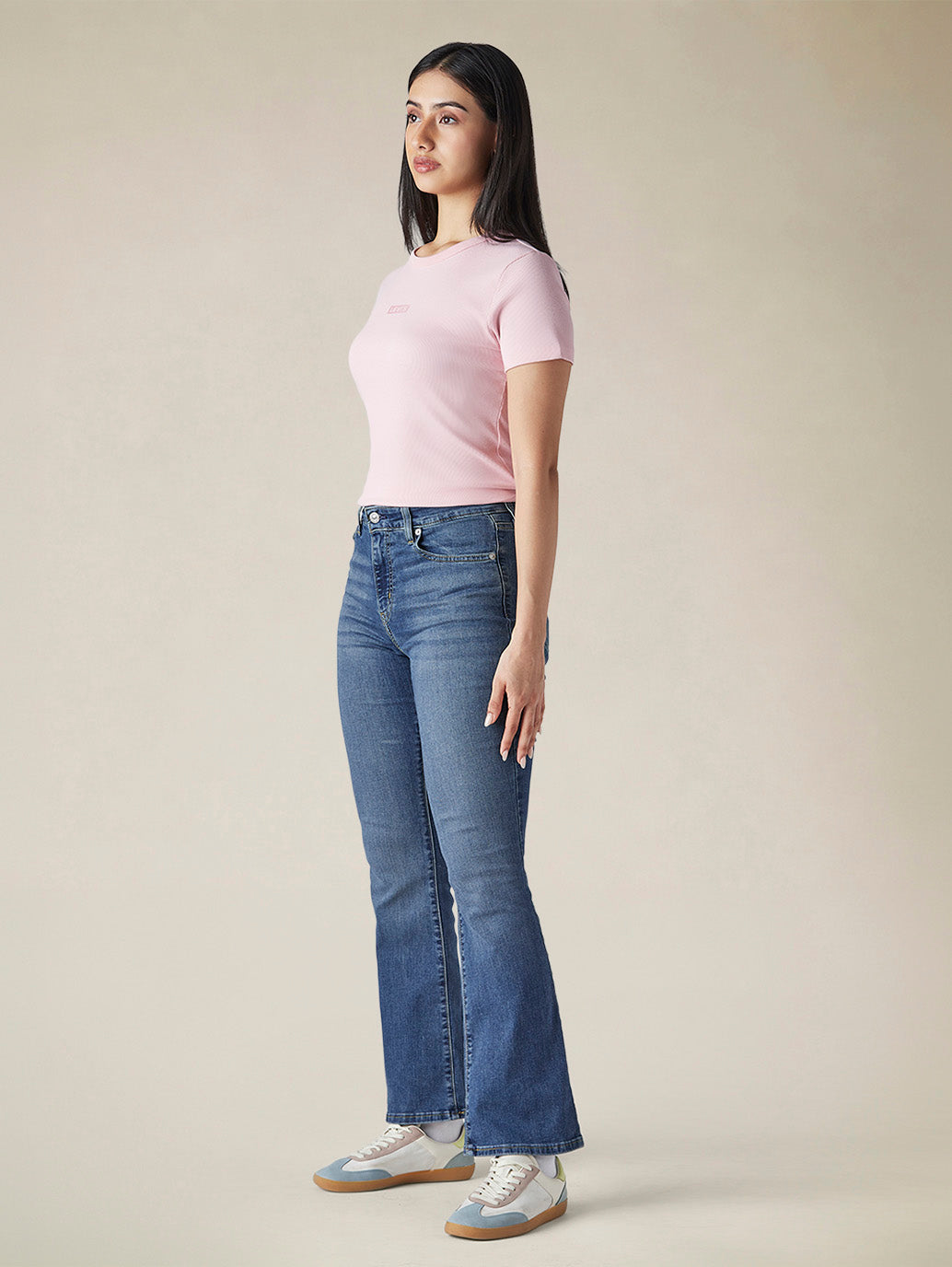 Women's 725 Blue Bootcut Fit Mid Rise Jeans - addc4b76-4fd2-430a-86e3-fb361f0e4b41 View