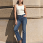Women's 725 Dark Blue Bootcut Fit Mid Rise Jeans - 225950178 View