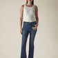 Women's 725 Dark Blue Bootcut Fit Mid Rise Jeans - 88a0f092-25d4-4bd5-a617-c56acc197cc0 View