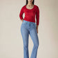 Womens 725 High Rise Flared Fit Cotton Stretch blend Jeans - Front View