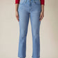Womens 725 High Rise Flared Fit Cotton Stretch blend Jeans - Front View