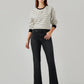 Women's 725 Black Bootcut Fit High Rise Jeans - Front View