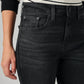 Women's 725 Black Bootcut Fit High Rise Jeans - Detail View