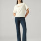 Women's 725 Dark Blue Bootcut Fit High Rise Jeans - Styleshot View