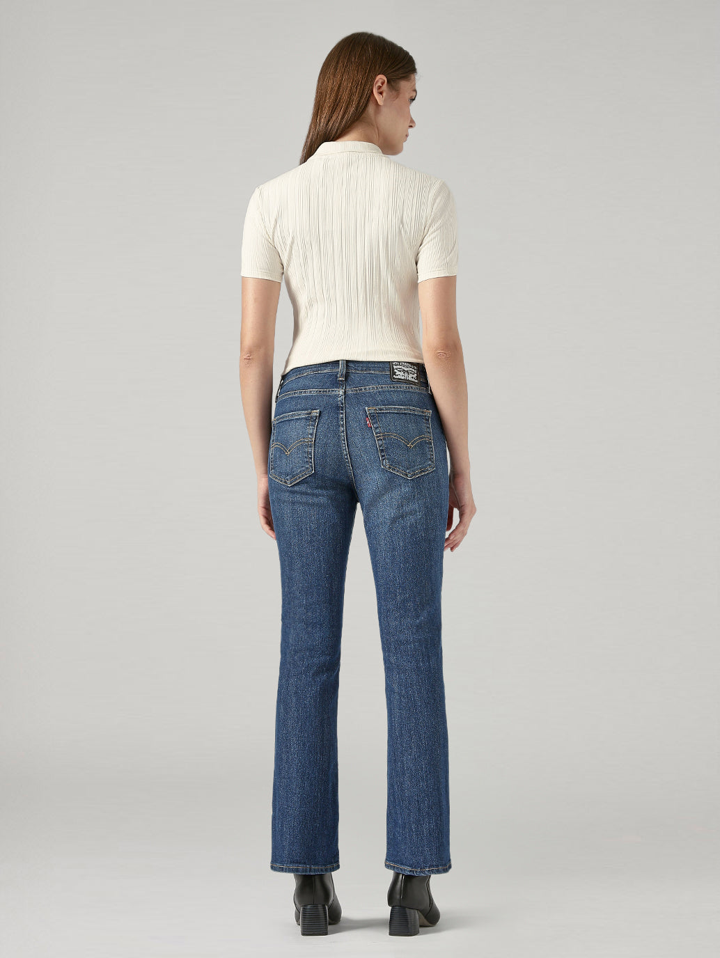 Women's 725 Blue Bootcut Fit High Rise Jeans - 33f1e2ee-02d4-43d9-a403-d7dd54302dbe View