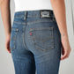 Women's 725 Blue Bootcut Fit High Rise Jeans - Detail View