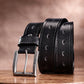 Men's Black Solid Belt - 22ae9718-691c-4419-879c-44e4194ff4661744106611246-Levis-Men-Leather-Belt-7601744106610962-1 View