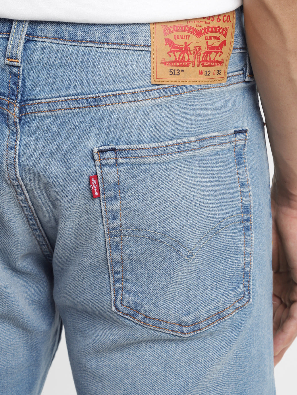 Men's 513 Blue Straight Fit Jeans – Levis India Store