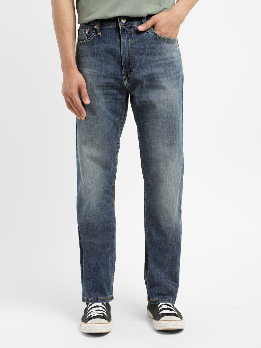 Men's 513 Blue Slim Straight Fit Jeans