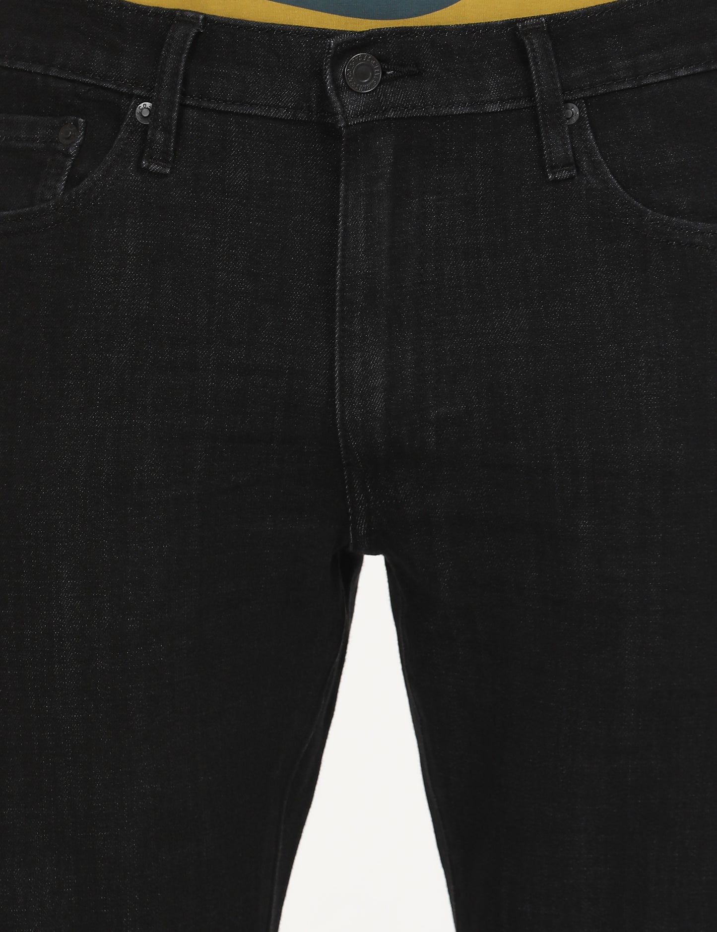 Men's 512 Black Slim Tapered Fit Mid Rise Jeans - deatil View