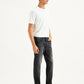 Men's 513 Charcoal Grey Slim Straight Fit Mid Rise Jeans - Side View