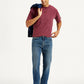 Men's 513 Blue Slim Straight Fit Mid Rise Jeans - 3ea463d9-0b49-4f83-bb33-675942af0405 View