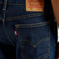 Men's 513 Dark Blue Slim Straight Fit Mid Rise Jeans - Detail View