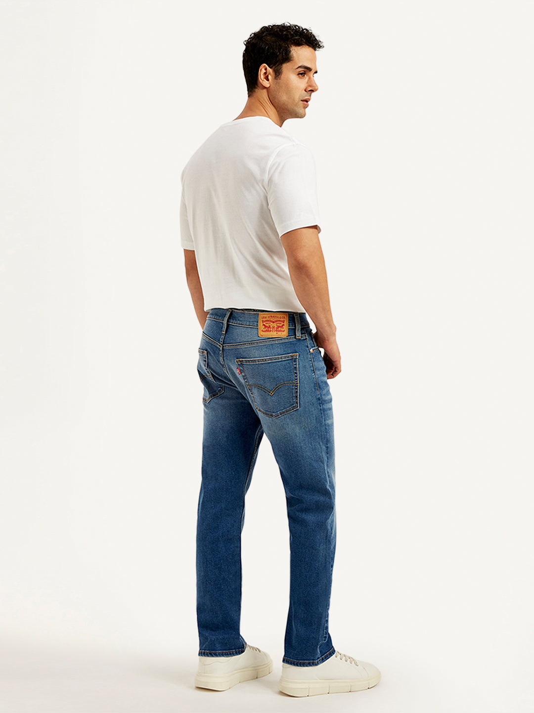 Men's 513 Slim Straight Fit Blue Jeans