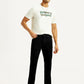 Men's 513 Black Slim Straight Fit Mid Rise Jeans - Styleshot View