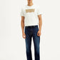 Men's 513 Indigo Slim Straight Fit Mid Rise Jeans - Front View